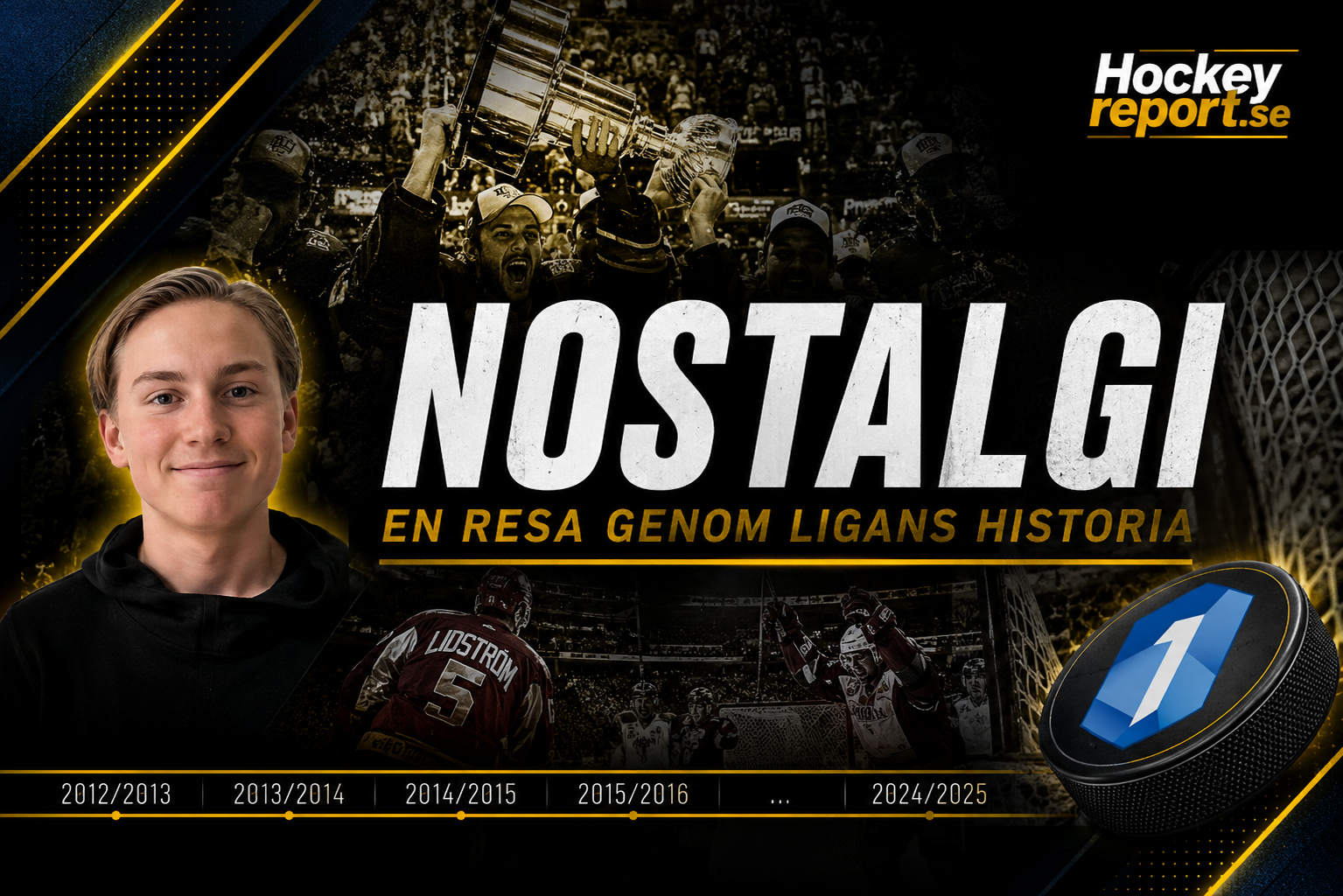 Nyhet på Hockeyreport: Följ med på nostalgiresa
