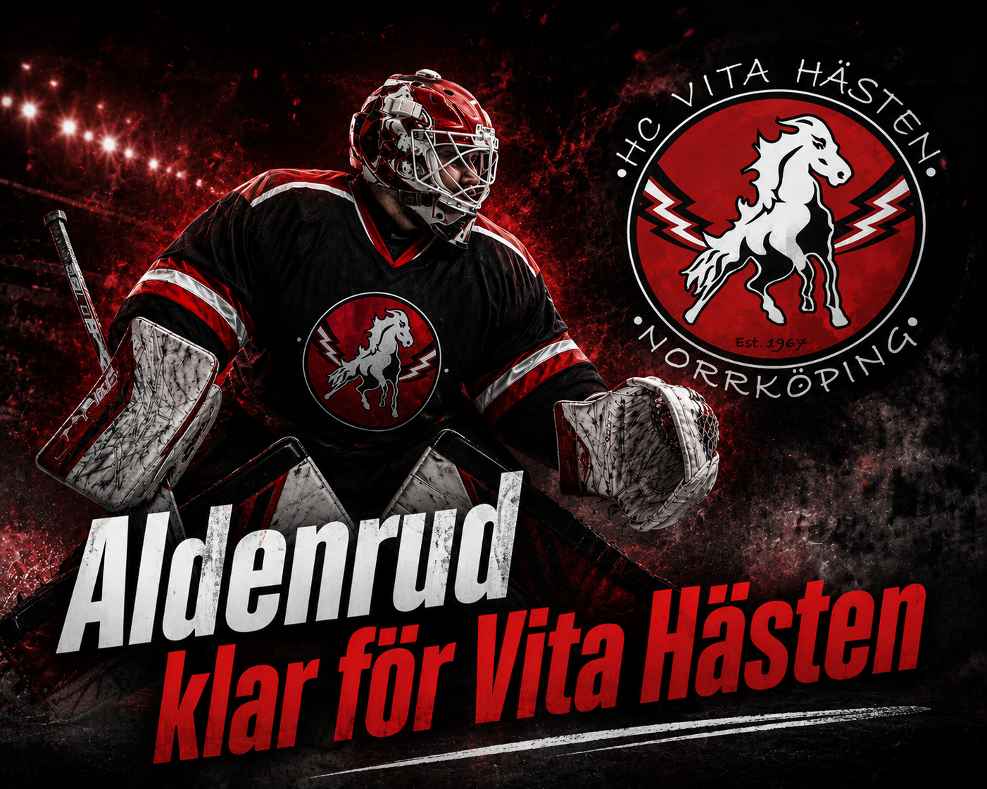 Philip Aldenrud klar för Vita Hästen.